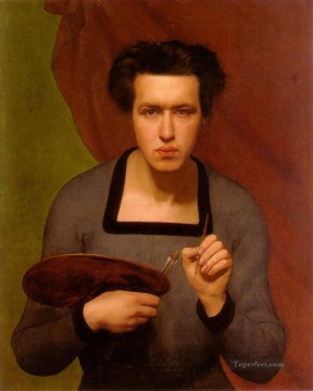  artist Painting - portrait de l artiste Anne Francois Louis Janmot